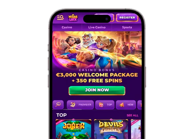 Midasluck app
